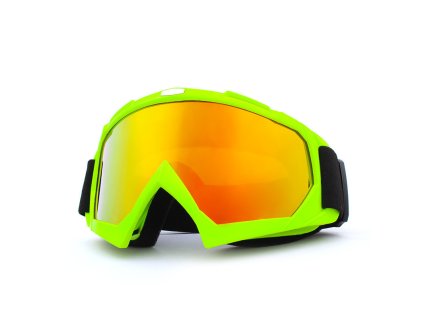 MX brýle TXR Core zelené se zlatým plexi