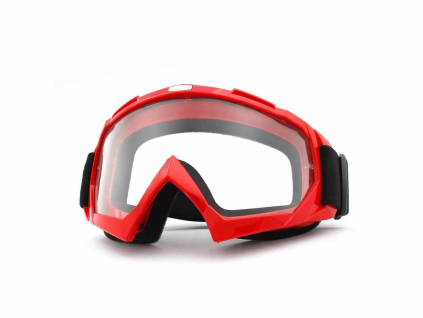 MX brýle TXR Core červené s čirým plexi