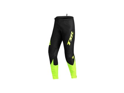 Dětské motokrosové kalhoty TXR Pulse černo-fluo žluté