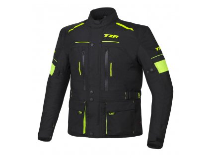 Bunda na motorku TXR Visper černo-fluo žlutá