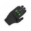 Moto rukavice TXR Prime černo/zelené dlaň