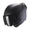 Helma na motorku SCORPION EXO-TECH EVO solid černá matná (Velikost XS)