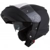 Vyklápěcí přilba na motorku Cassida Compress 2.0 černá matná - vyklopená