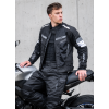 Bunda na motorku TXR Alpine černo-bílo-šedá