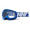 Motokrosové brýle 100% Strata 2 modré s čirým plexi