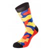 Ponožky Undershield Camo Short žluto-červeno-modré