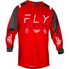 Motokrosový dres Fly Racing F-16 USA 2024 červeno-šedo-bílý