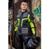 Bunda na motorku TXR Tracer černo-šedo-fluo žlutá