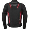 Moto bunda TXR Gunner černo/červená - zezadu