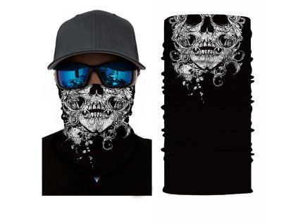 Multifunkční šátek TXR Skull burn