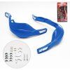 Chránič řídítek modrý hliníkový (22 mm a 28 mm) Biketec