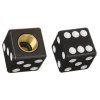 Čepičky ventilků Lucky Dice, OXFORD (černé, pár)