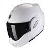 Helma na motorku SCORPION EXO-TECH EVO solid bílá (Velikost S)