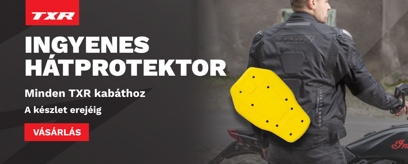Ingyenes hátprotektor minden dzsekihez