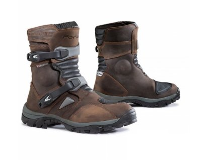 Boty na motorku Forma Adventure Low WP hnědé