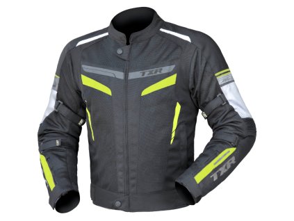 Moto bunda TXR Alpine černo/fluo žlutá