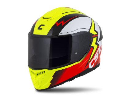 Integrált sisak Cassida Integral GT 2.1 Flash fuo sárga-fluo piros-fekete-fehér
