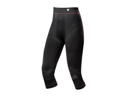 Női termo fehérnemű 3/4 Undershield Hero Pant fekete