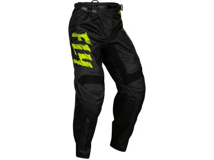 Fly Racing F-16 USA 2024 Kids Motocross nadrágok fekete-neon zöld-szürke
