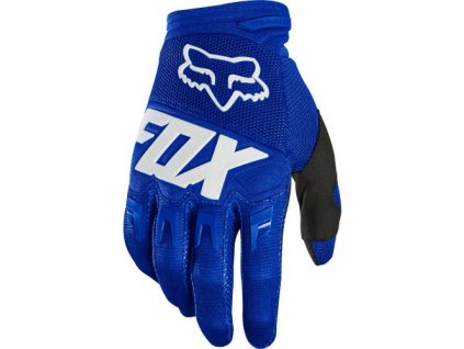 Rukavice na motorku Fox Dirtpaw modré-bílé