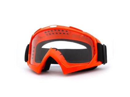 MX brýle TXR Core oranžové s čirým plexi