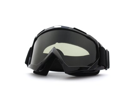 MX brýle TXR Core černé s kouřovým plexi
