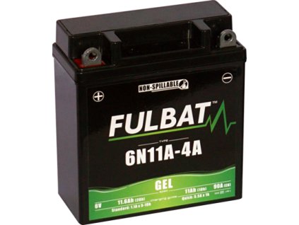 10530 gelova baterie fulbat 6n11a 4a gel