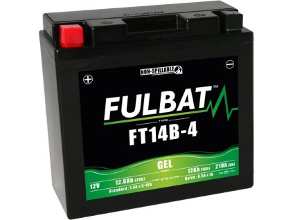 9876 gelova baterie fulbat ft14b 4 yt14b 4