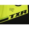 Motokrosový dres TXR Vortex černo-fluo žlutý