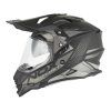 Enduro helma NOX N312 TRACK stříbrno-černá matná