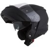 Vyklápěcí přilba na motorku Cassida Compress 2.0 černá matná - vyklopená