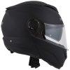 Vyklápěcí přilba na motorku Cassida Compress 2.0 černá matná - zprava