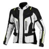 Dámská bunda na motorku TXR Expedition černo-šedo-fluo žlutá