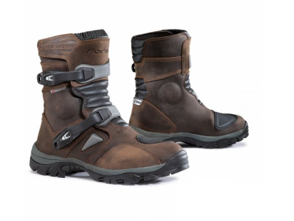 Boty na motorku Forma Adventure Low WP hnědé