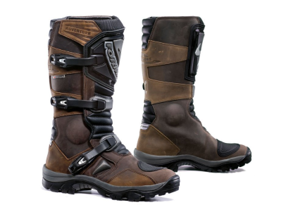 Boty na motorku Forma Adventure DRY hnědé