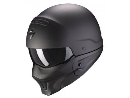 Helma na motorku SCORPION EXO-COMBAT EVO solid černá matná