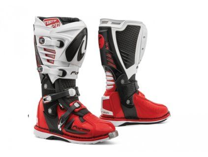 Boty na motorku FORMA PREDATOR 2.0 černo-bílo-červené