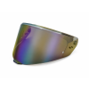 Zrcadlové modré plexi pro přilby TXR Raptor s přípravou pro Pinlock