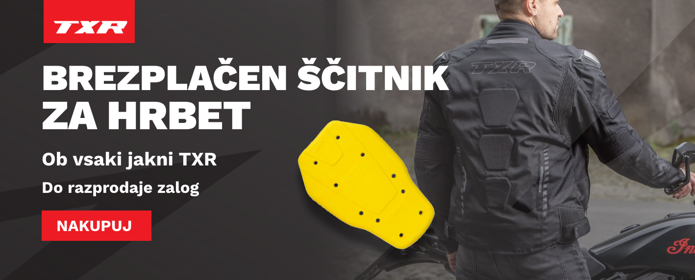 Brezplačen hrbtni ščitnik ob nakupu vsake jakne