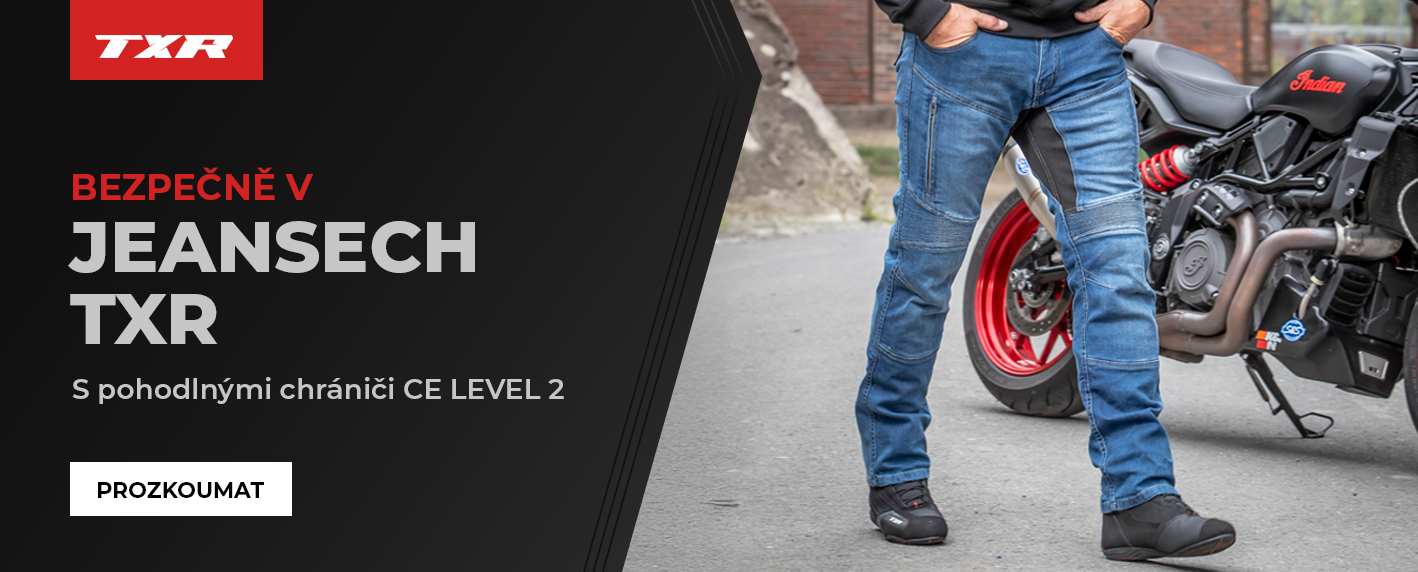 Jeansy na motorku