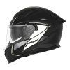 Helma na motorku NOX N401 XENO bílo-černá matná