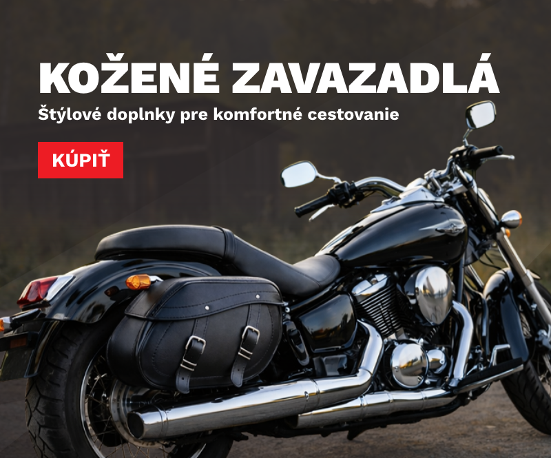 Kvalitne spracované kožené motorkárske tašky, kufre a rolky značky TXR