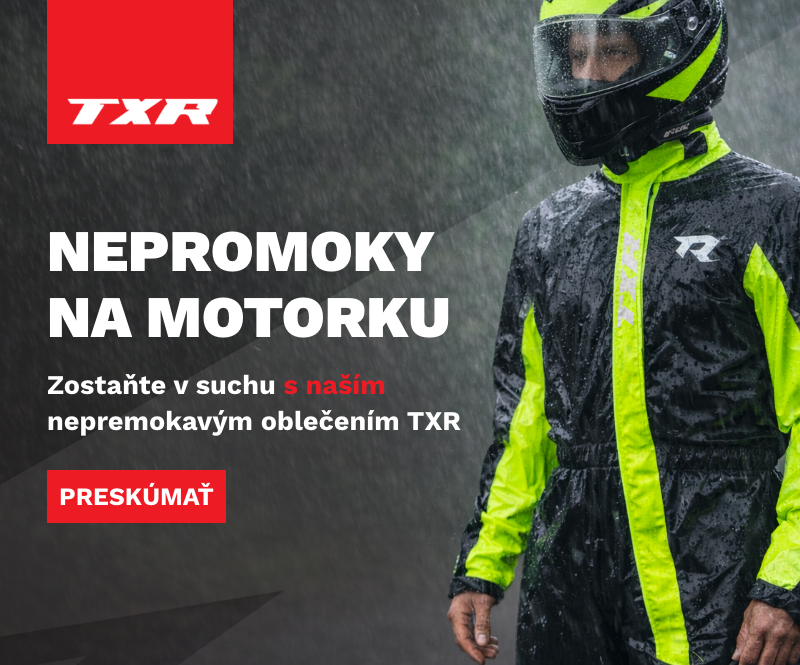 Nepromoky na motorku TXR