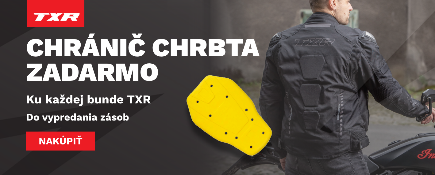 Chránič chrbta zdarma ku každej bunde