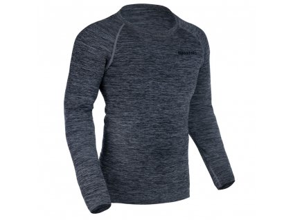 Termo tričko s dlhým rukávom Oxford Advanced Base Layer čierno-sivé