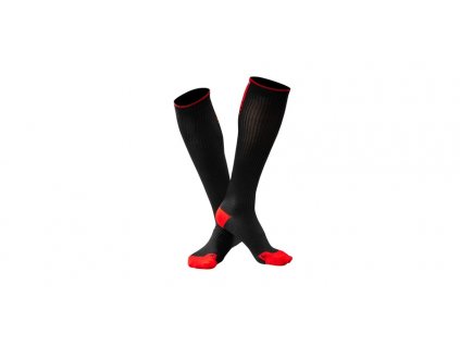 Ponožky Undershield Push - Compressive čierno-červené
