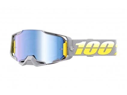 Motokrosové okuliare 100% Armega Complex s modrým plexi
