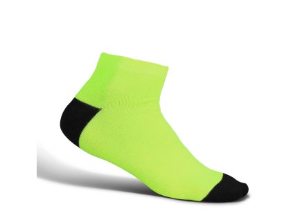 Športová nízka ponožka TXR Neon fluo žltá