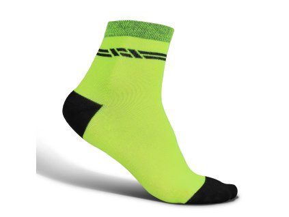 Športová polovysoká ponožka TXR Neon fluo žltá