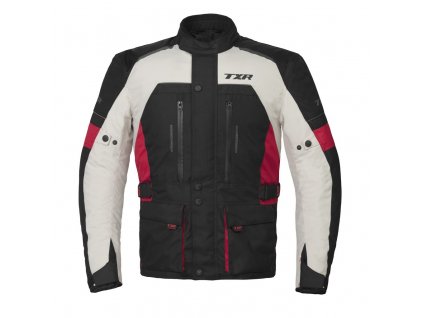 Bunda na motocykel TXR Visper čierno/sivo/červená